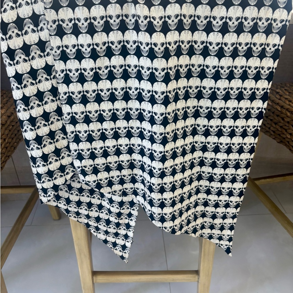 Thomas Wylde Skull Patterned Scarf - Picture 3 of 6